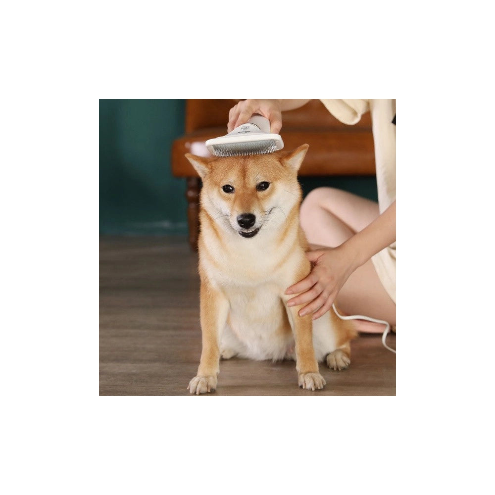 Trade Shop - Spazzola E Phon Asciugatore Per Cani E Gatti Animali Domestici 2 In 1 Toeletta -