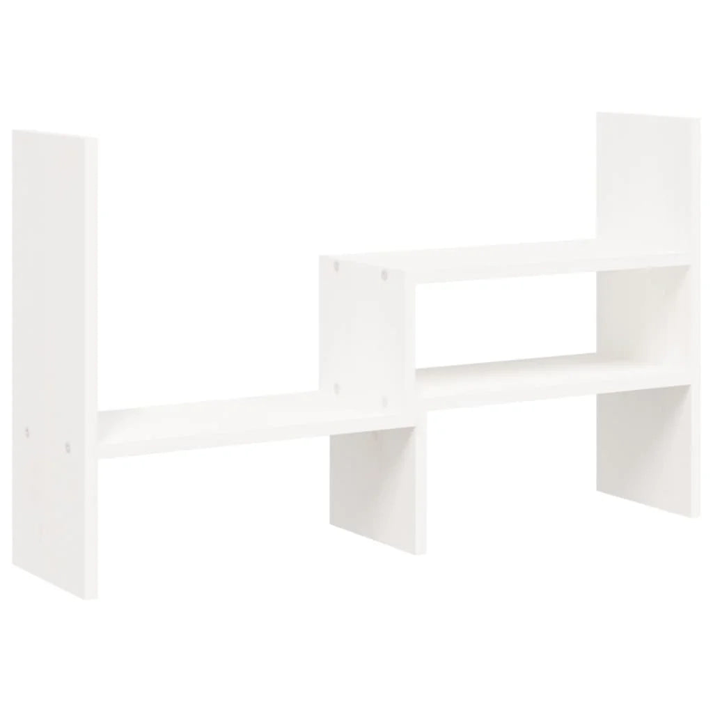 Supporto per monitor (39-72) x 17 x 43 cm in legno massello di pino bianco 02_0004416