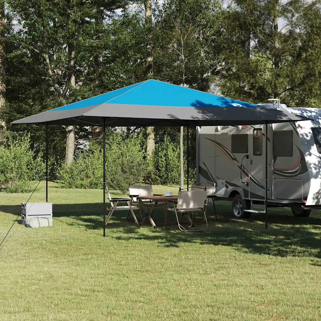 Tenda Gazebo Blu 395 x 395 x 251 cm Tessuto 42007389
