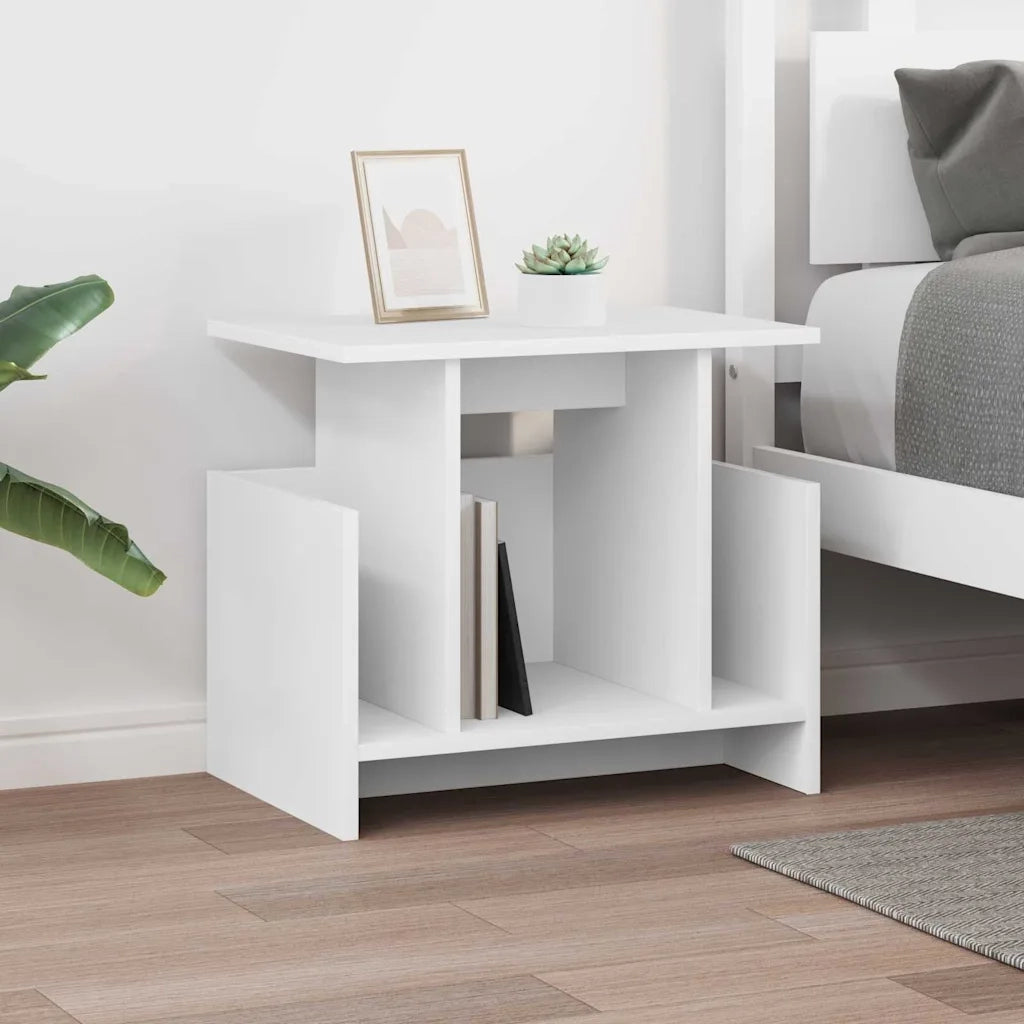 Supporto TV 2 pz-Credenza per TV-Mobile TV Bianco 50 x 35 x 45 cm Legno multistrato
