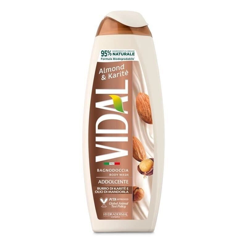 VIDAL ALMOND & KARITÉ BAGNODOCCIA ADDOLCENTE OLIO DI MANDORLE & KARITÉ 500 ML