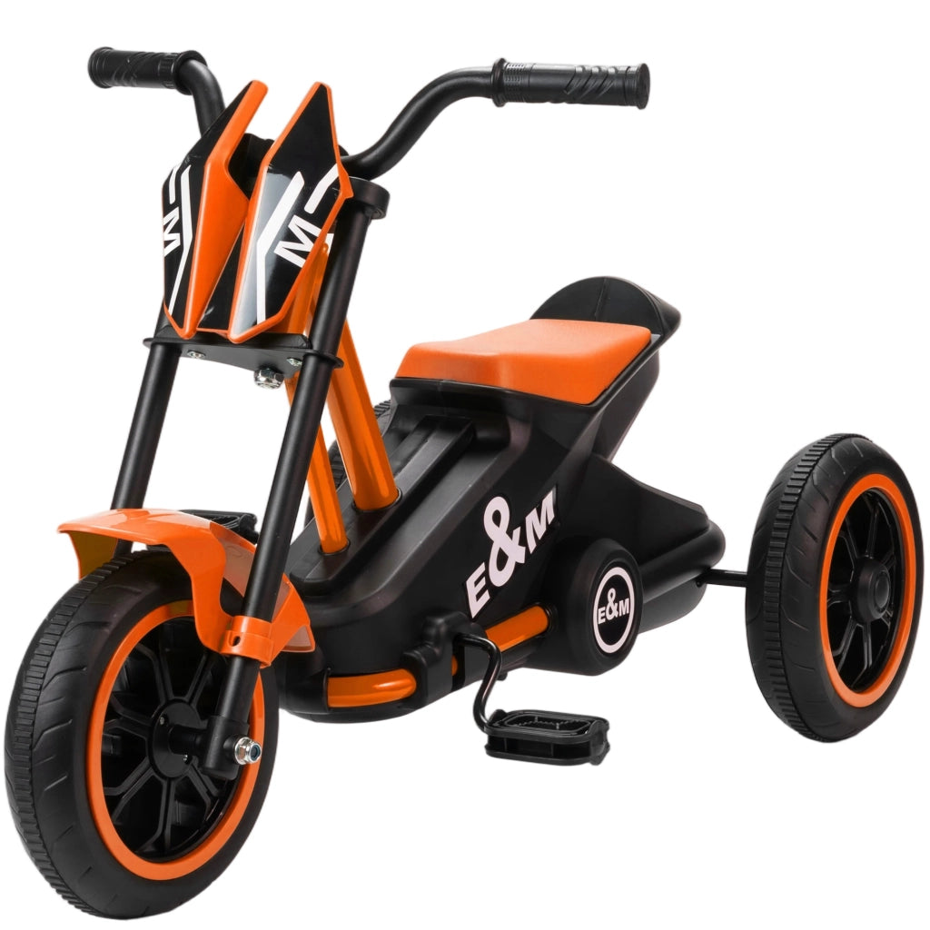 Triciclo Bambini ¨C zephmum ¨C Acciaio Arancione 79x44x50 cm
