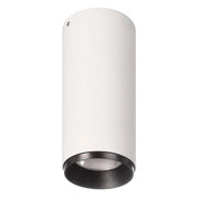 Trade Shop - Faretto Spot Soffitto Plafoniera Cilindro Led Cct 10w 2 In 1 3000k 4000k Moderna - Bianco
