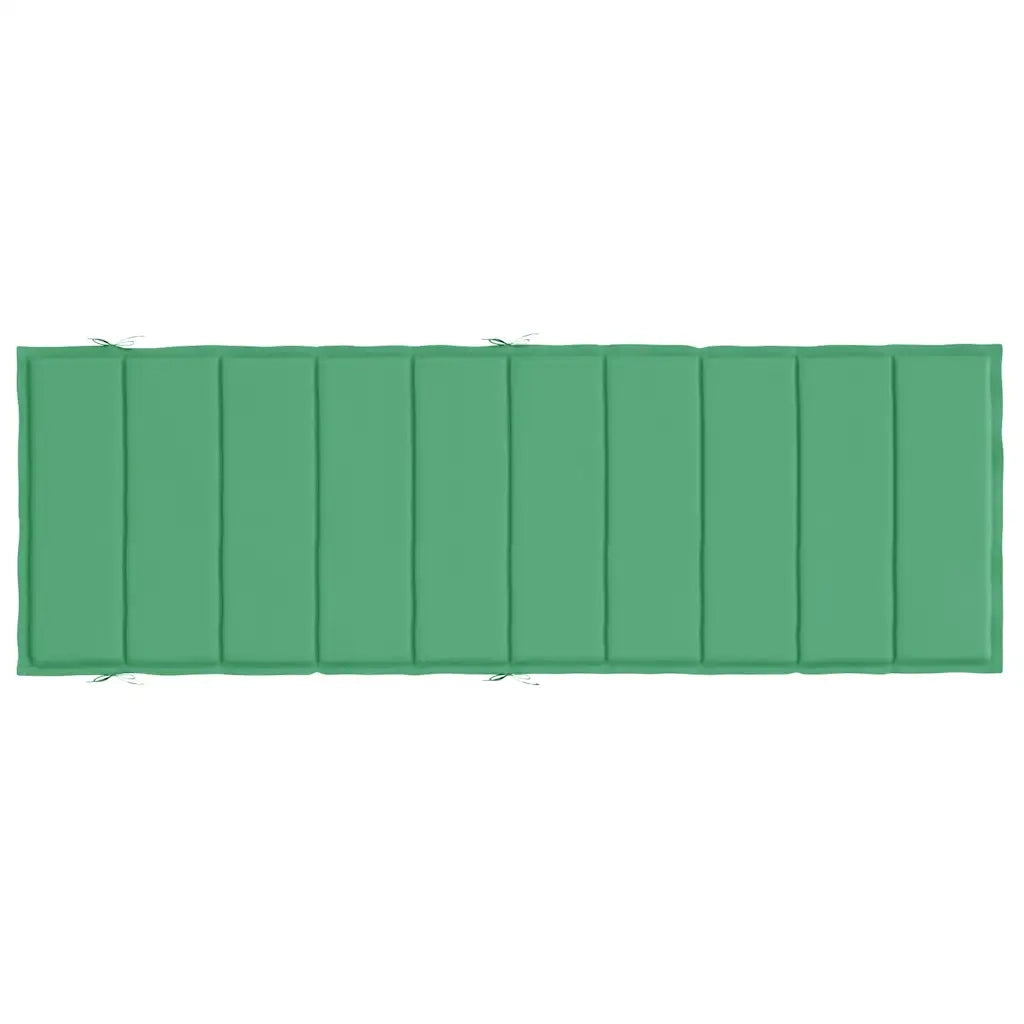 Cuscino per Lettino Verde 186x58x4 cm in Tessuto Oxford 314163