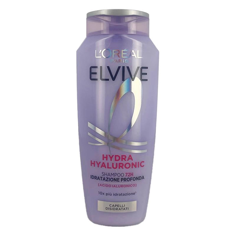 L'OREAL PARIS ELVIVE SHAMPOO 72H IDRATAZIONE PROFONDA CON ACIDO IALURONICO PIÙ IDRATAZIONE PER CAPELLI DISIDRATATI 250 ML