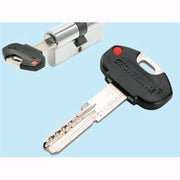 Chiave Punzonata Securemme K2 Originale Ottone Nichelato 5 Pezzi