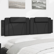 Cuscino Testiera Viana Nero 183 cm in Similpelle 374811