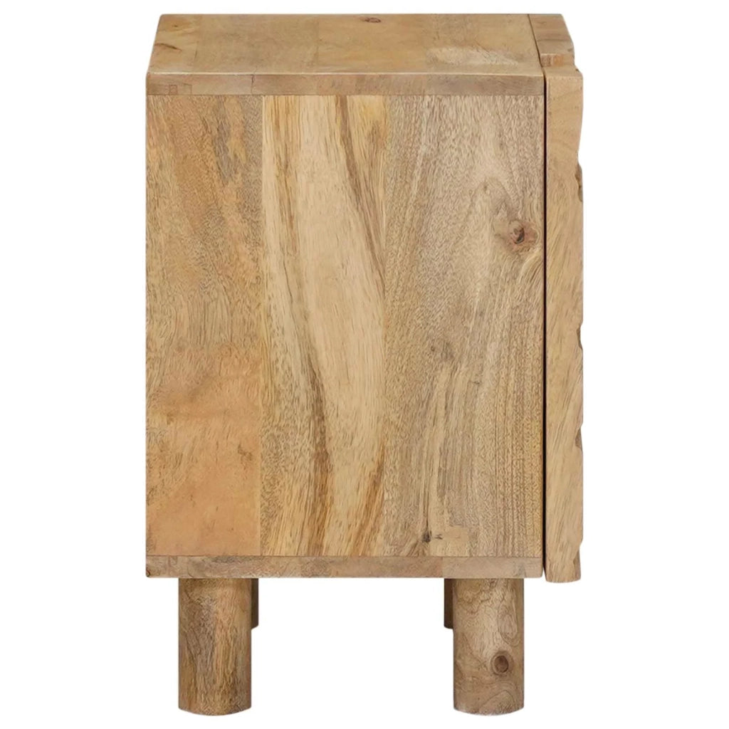 Comodino a muro fatto a mano Marrone Teak 40 x 30 x 45 cm 42020117