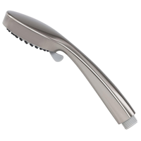 Doccetta nickel spazzolato 3 getti ugelli sistema anticalcare