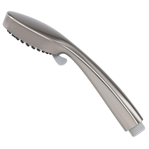 Doccetta nickel spazzolato 3 getti ugelli sistema anticalcare