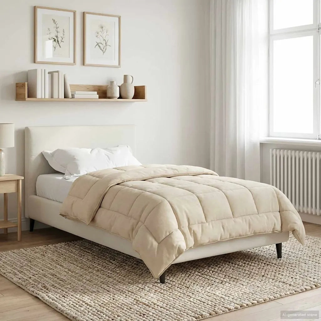 Piumone Completo Annuale Trapuntato Crema 155 x 200 cm 42026291