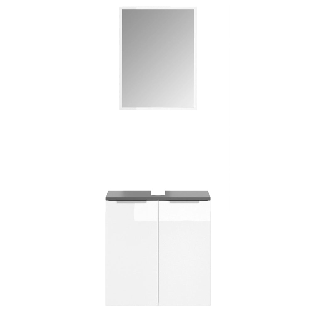 Vicco Set mobili bagno Bianco 2 parti
