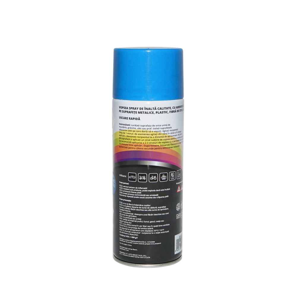 Spray vernice auto blu tipo New Holland professionale ad asciugatura rapida, 450 ml MAGIC