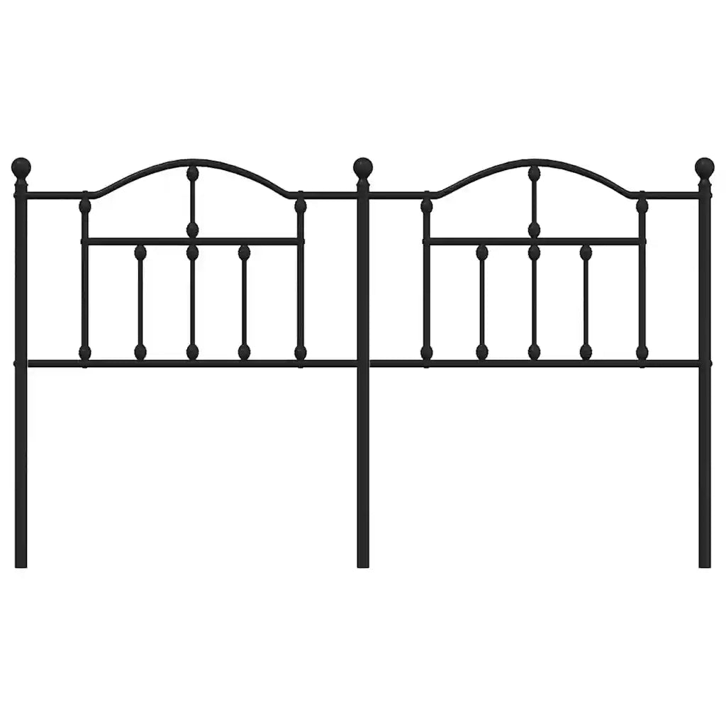 Testiera di Ricambio in Metallo Nero 180 cm 353475