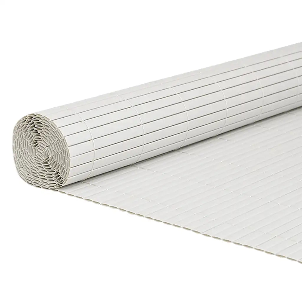 Recinzione da Giardino Bifacciale Bianca 1,8x3 m in PVC 42002618