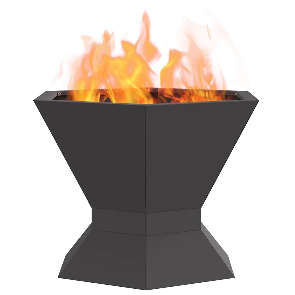 Braciere Nero 50 x 50 x 40 cm Acciaio Corten 858960