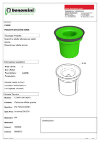 CARTUCCIA SIFOIDE GRANDE- BONOM- pezzi 1