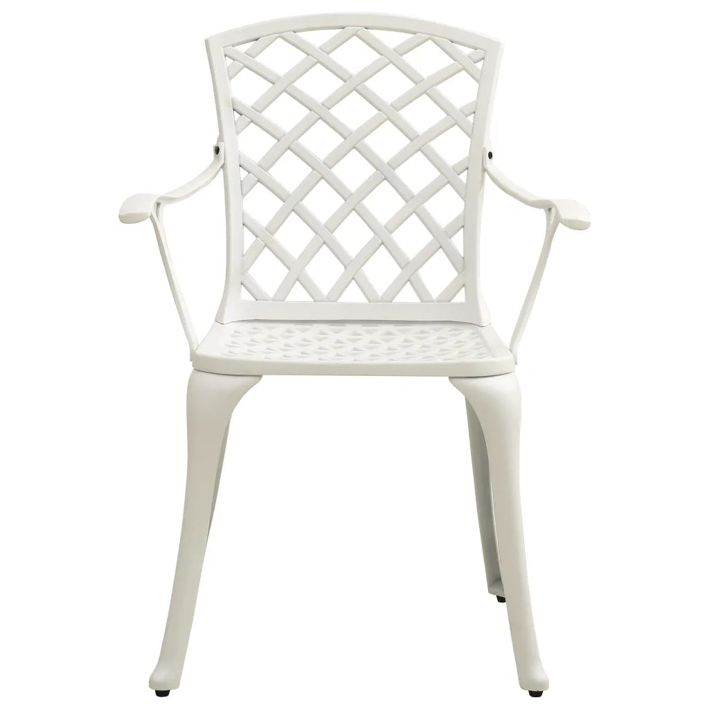 Set da Bistrot 5 pz in Alluminio Pressofuso Bianco cod mxl 42930