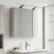 Mobiletto per specchio da bagno Grigio Sonoma 60 x 14,5 x 50 cm 889084