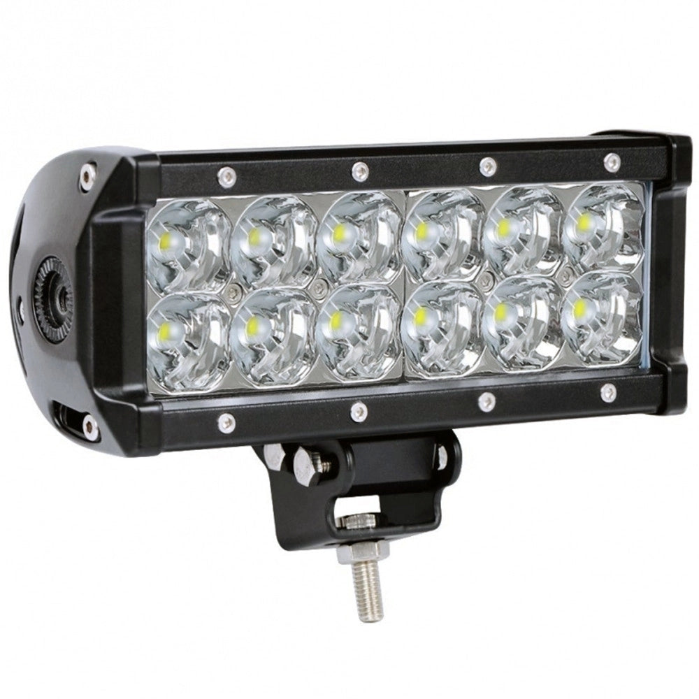 Trade Shop - Faro Lampada Supplementare Ip67 Ty- 36w 12 Led 6000k Profondità Suv Fuoristrada -