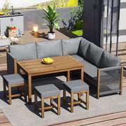 Mobili da giardino - Rond - Comfortevole - Resistente all'acqua - Cassetto in alluminio