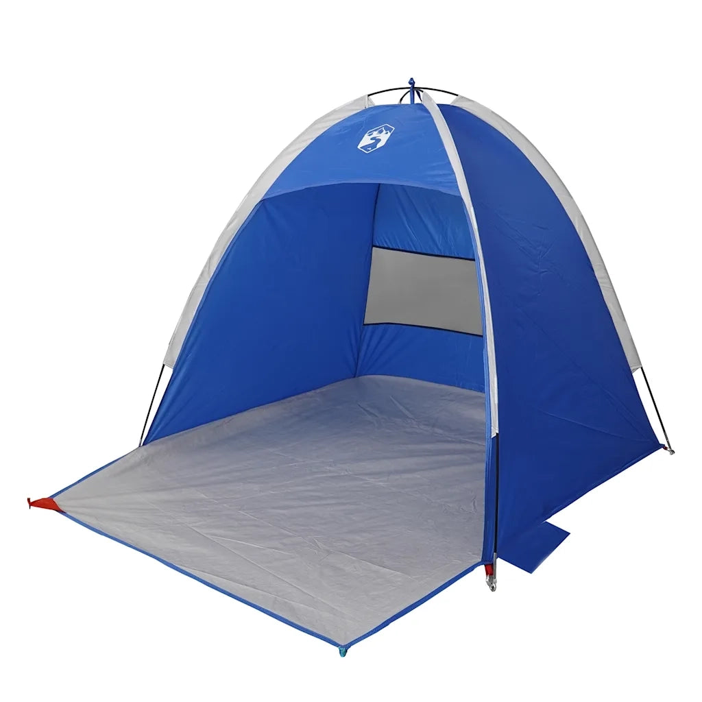 Tenda da Spiaggia 3 Persone Azzurra Impermeabile