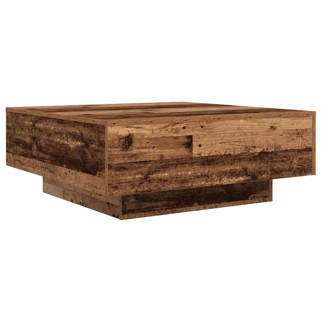 Tavolino da salotto Legno Vecchio e Blu 80 x 80 x 31 cm 863000