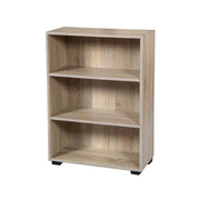 GAIA SCAFFALE LIBRERIA IN LEGNO A 3 RIPIANI 62 X 24 X 80 CM IN COLORE ROVERE