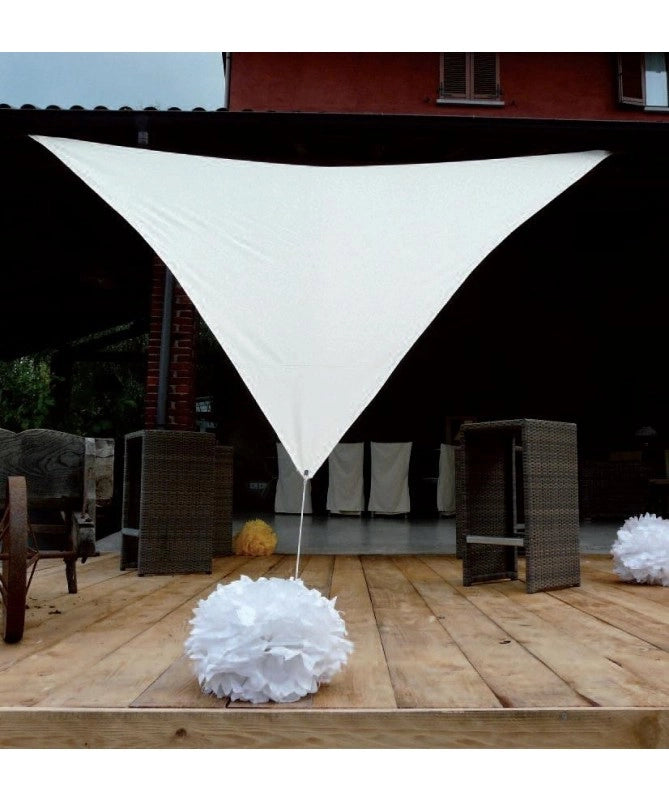 Vela ombreggiante Manta - 500 x 500 x 500 cm - Bianco