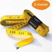 Omtrekmeter a 3 M con corpo giallo, misuratore di diametro con maniglia rotante