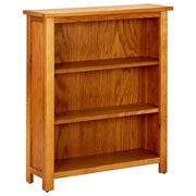 Libreria a 3 Ripiani 70x22,5x82 cm in Massello di Rovere cod mxl 59778