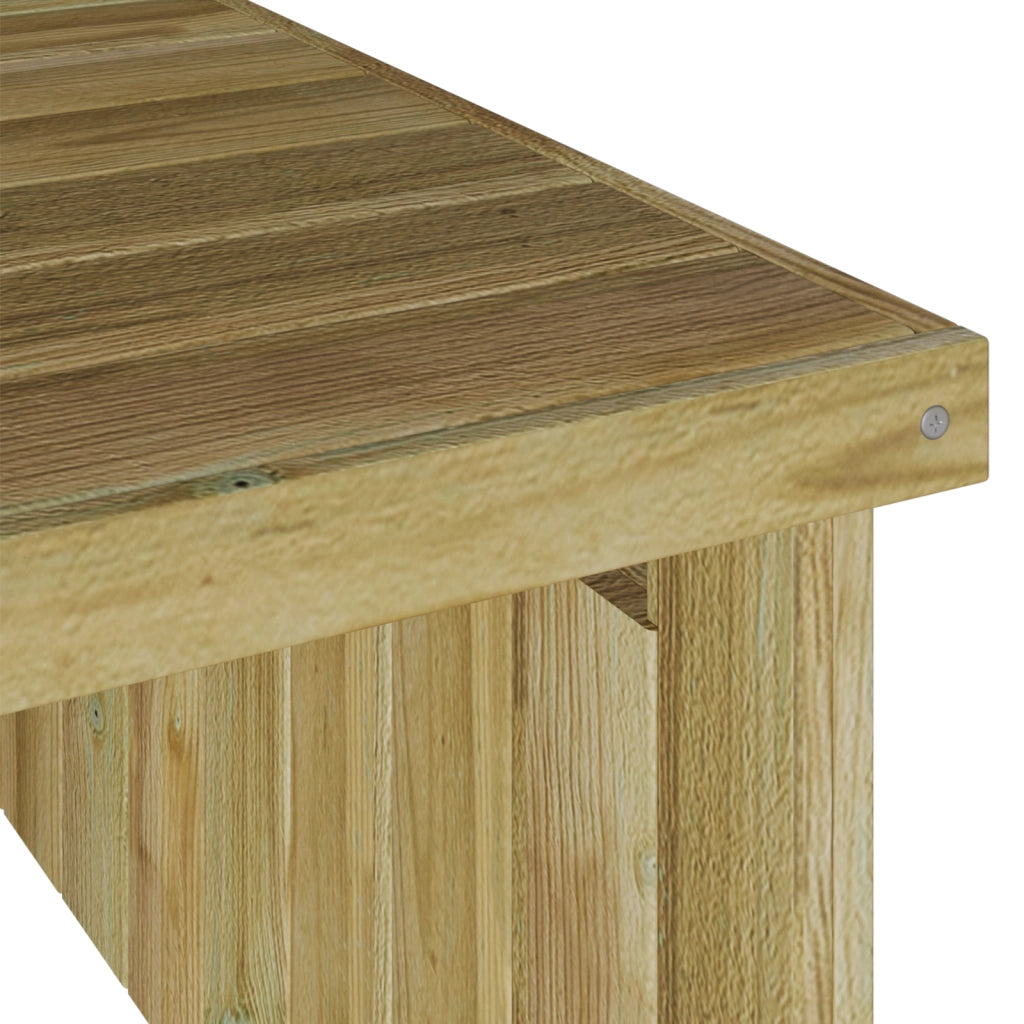 Garage per tosaerba robot 70x80x38 cm Legno impregnato di pino