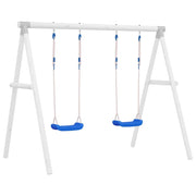 Seggiolini per Altalena con Corde 2 pz Blu 37x15 cm Polietilenecod mxl 126461