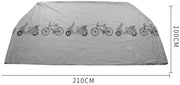 Cappotto per bicicletta impermeabile - Cappotto per una bicicletta - Protezione contro la polvere - Protezione UV - Polietilene duraturo - Dimensioni 200 x 115 cm - Cappotto per bicicletta