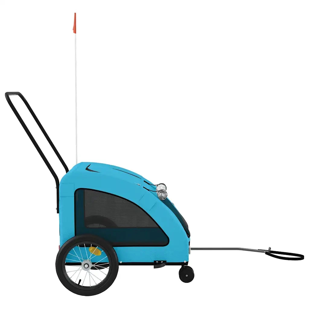Rimorchio da Bici per Animali Blu Oxford e Ferro CFW8833976
