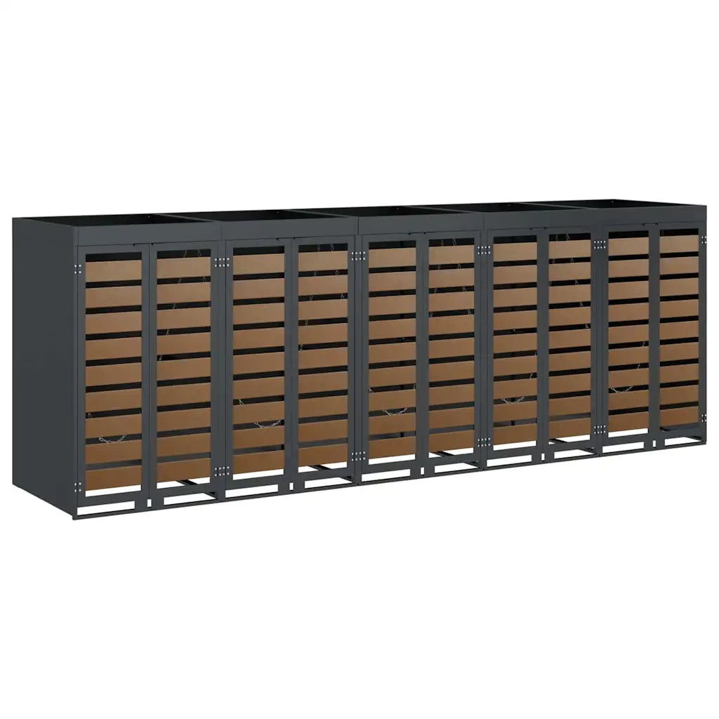 Contenitore per Rifiuti per 3 Bidoni 340 x 77.5 x 115.5 cm 3394776