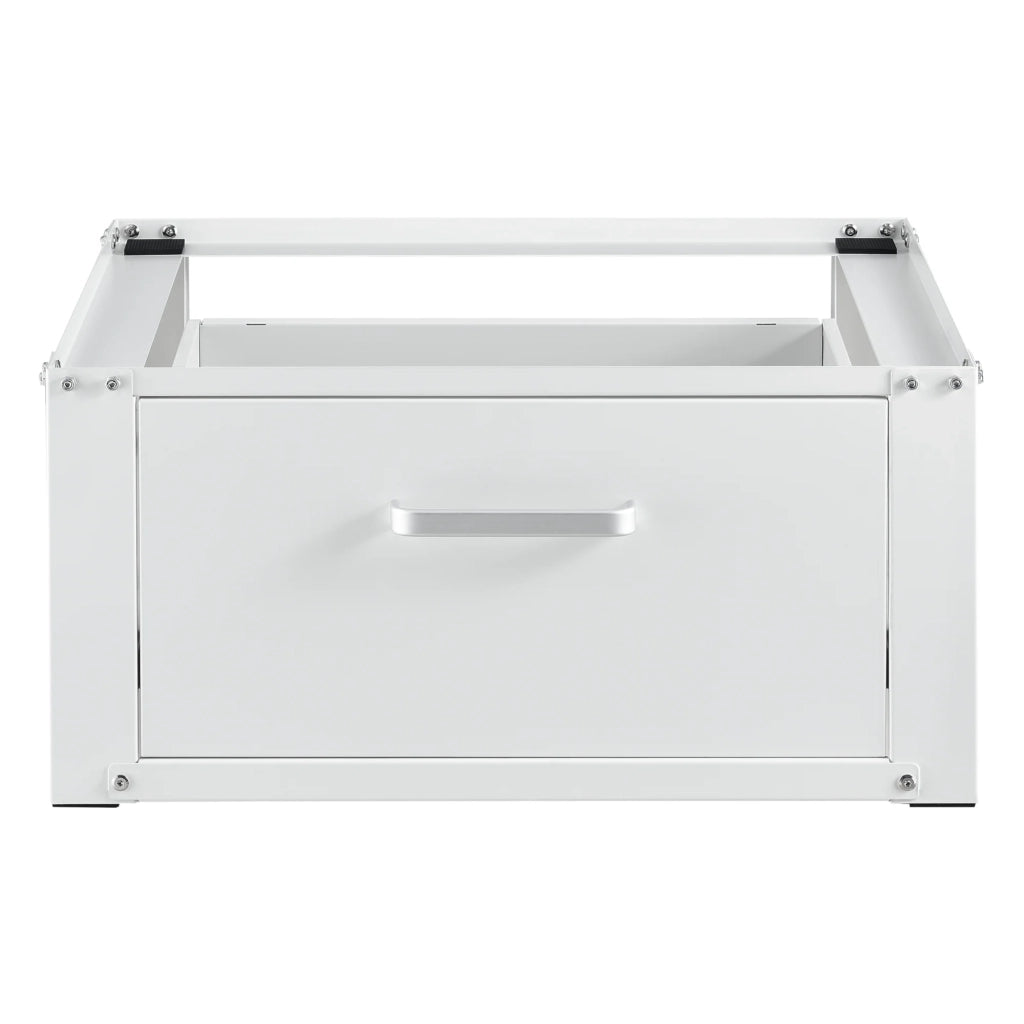 kit sovrapposizione distanziale lavasciuga supporto lavatrice acciaio alluminio 63 x 54 x 31 cm bianco 03_0006458