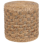 Pouf alghe naturali giacinto d'acqua 40 cm Ottomano stile boho