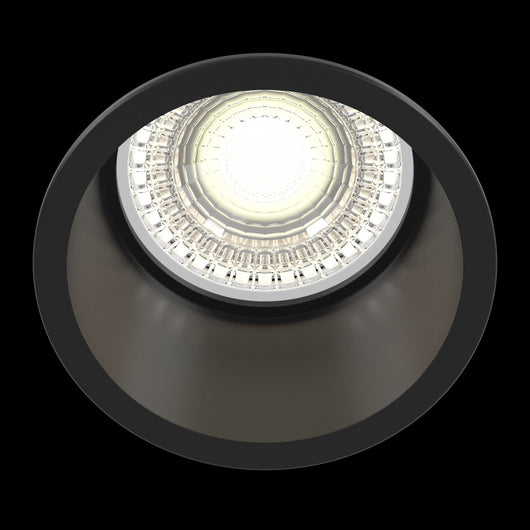 Faretto da incasso Downlight in Alluminio Reif Nero