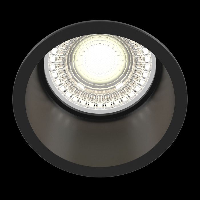 Faretto da incasso Downlight in Alluminio Reif Nero