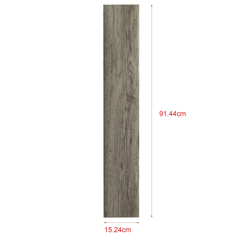 Pavimento in vinile PVC autoadesivo 28 pezzi 3,92 m² accenti rovere grigio 03_0007222