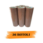 Nastro Adesivo Imballaggio Colorato Avana S. 48mmx66m 36 Rotoli Scotch EcoPrice®