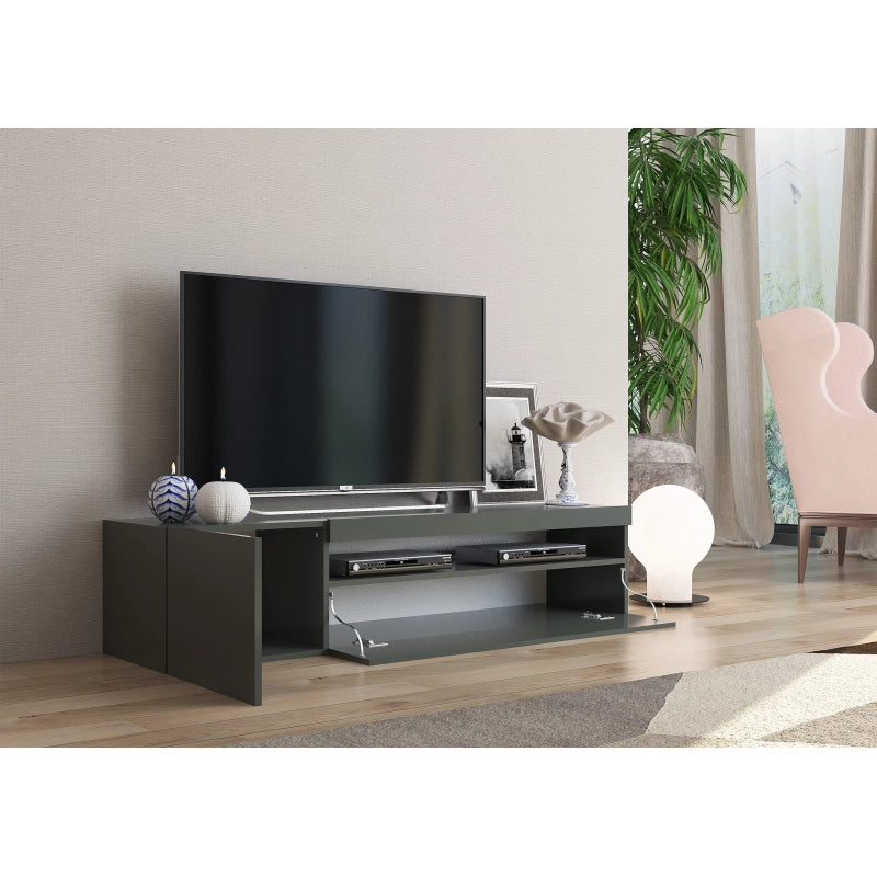 Mobile Porta TV Daiquiri – 155cm – Antracite Lucido
