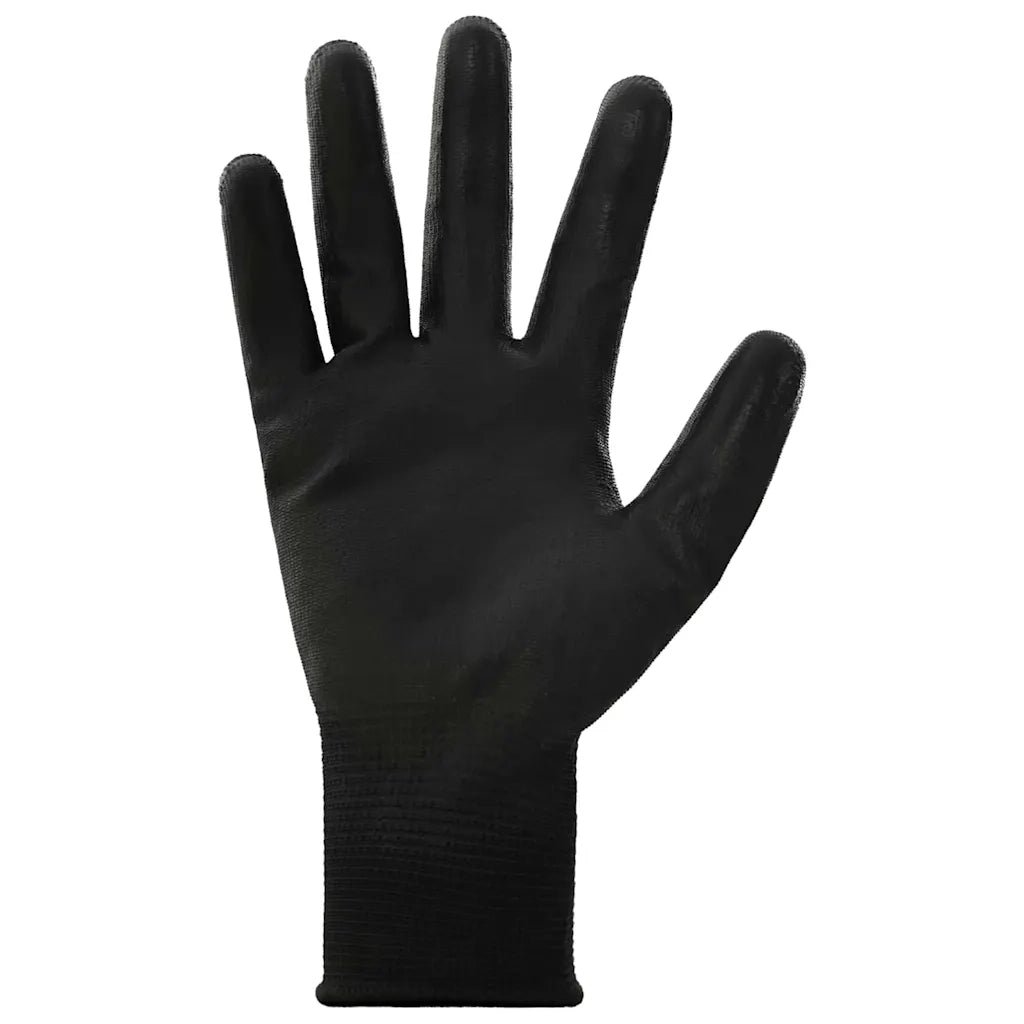 Guanti da Lavoro 12 pcs Nero 10 / xl Poliestere 42020716