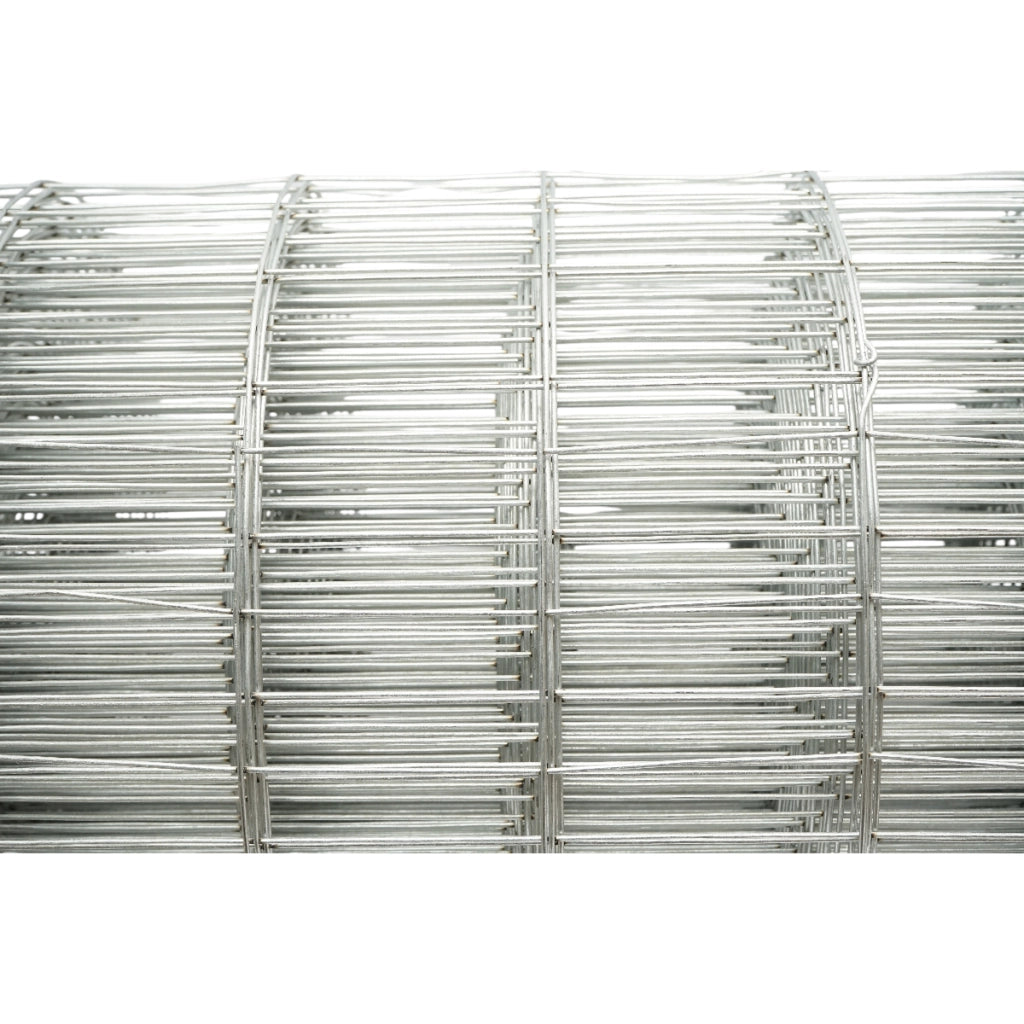 Rete elettrosaldata zincata per recinzione 120cmx30m con maglia 50x100mm, filo Ø 2mm per recinzione