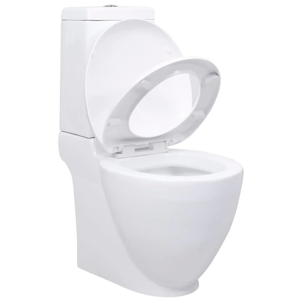 WC in ceramica con scarico posteriore sedile WC bianco 02_0003562