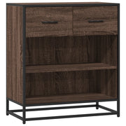 Credenza | Madia | Buffet da pranzo | Armadio da pranzo Rovere Marrone 68x35x76 cm in Legno Multistrato