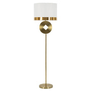 Lampada da Terra VKH195, Bianco, Metallo, 40x40x151 cm