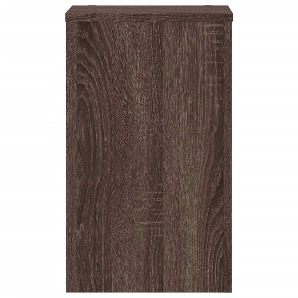 Portavasi mobili per fiori set da 2 legno ingegnerizzato marrone 02_0045319