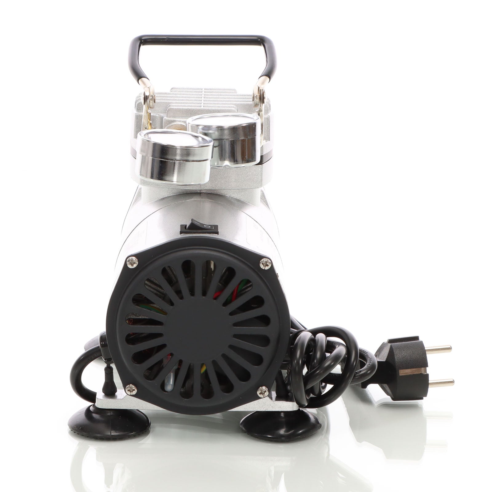 Compressore per aerografo AS20W, 1 cilindro, 4 bar, funzione di pompa per vuoto